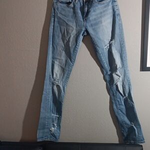 Blank Nyc Distressed Denim Jeans Size 27